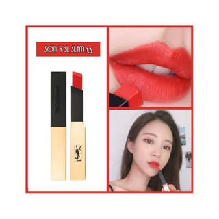 Son YSL 13 Le Orange Màu Đỏ Cam