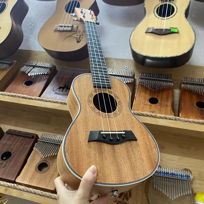 Đàn ukulele gỗ mahogany Fender chính hãng - Size 23inch 62cm - Tặng full phụ kiện