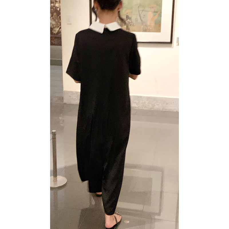 Váy ALINE dáng suông kèm dây thắt eo, vải mềm mịn có lót