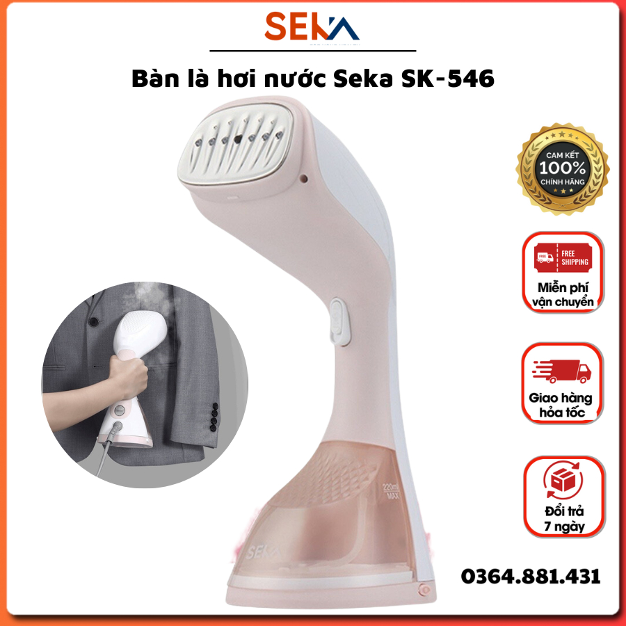 Bàn là hơi nước cầm tay Seka K545 công suất 1500W, bàn ủi hơi nước mini du lịch, gấp gọn tiện lợi cho gia đình
