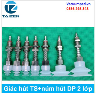Giác hút TS và núm hút chân không DP 2 lớp
