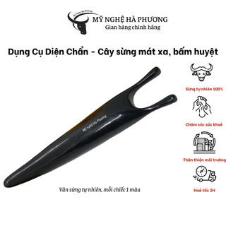 Dụng cụ diện chẩn - mát xa nâng mũi/mát xa/day ấn huyệt bằng sừng trâu _ ĐỦ KÍCH THƯỚC