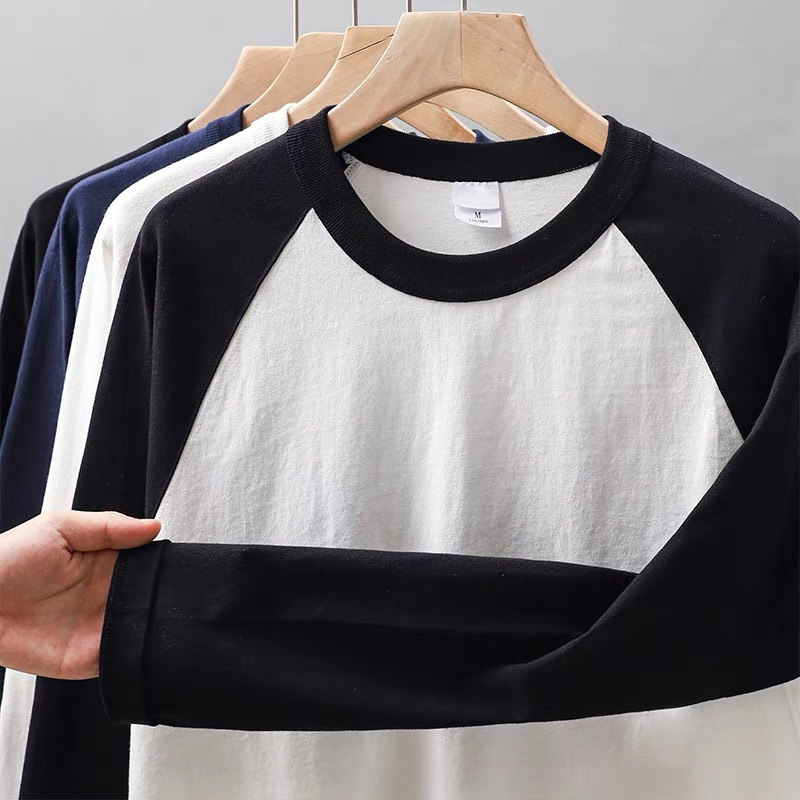 Áo thun Dài Tay unisex nam nữ đều mặc được chất cotton khô, Local brand by Nice Clothes. DTN 1996