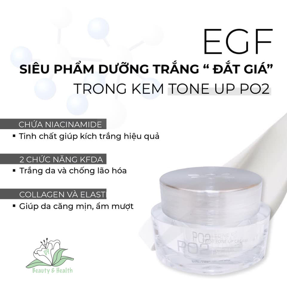 Kem Kích Trắng Váng Sữa Oroche P02 Toner Up Cream Hàn Quốc Hộp 50g