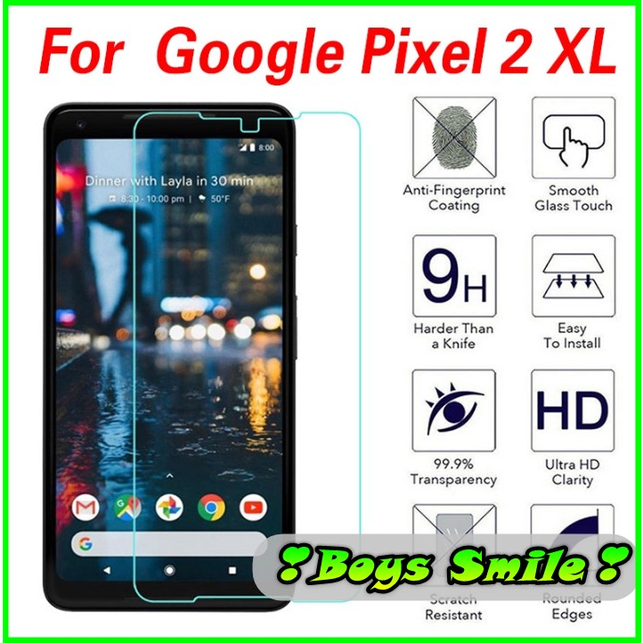 Cường lực mài cạnh 2,5d cho Google Pixel 2 Pixel 2XL 3 3A 3AXL trong suốt