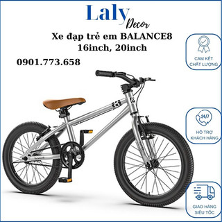 Xe đạp trẻ em balance8 16inch, 20inch có bánh phụ dáng thể thao phong cách cổ điển - xe đạp bé trai