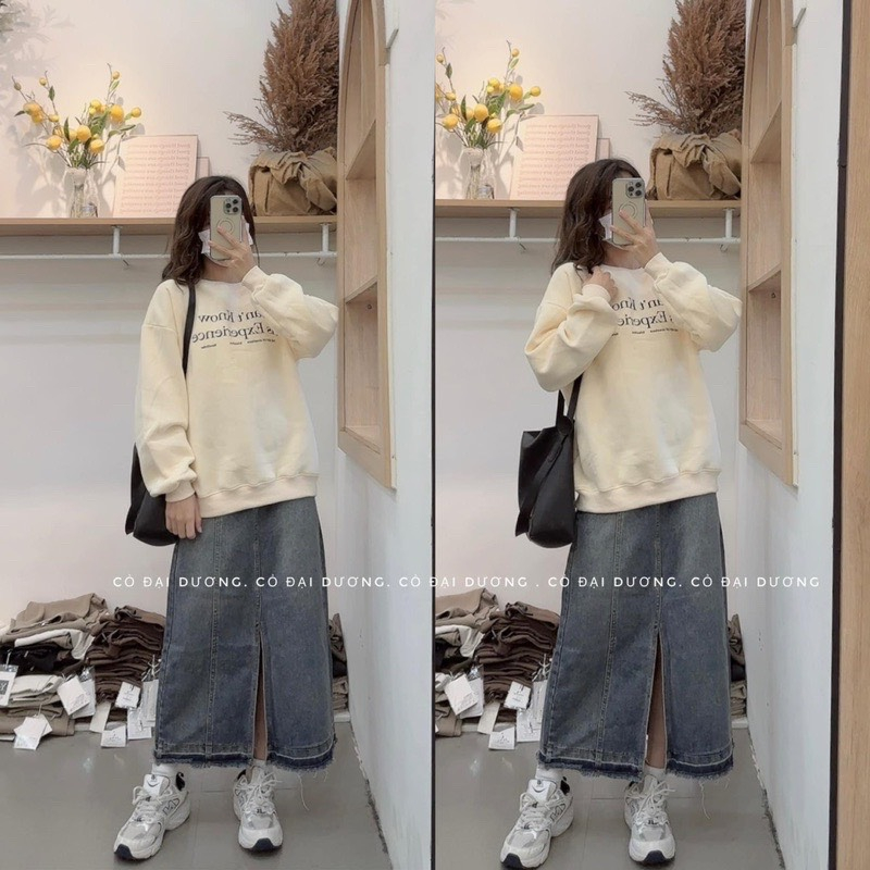 Áo sweater nỉ bông in chữ - 247store.vn- SwtCantKnow880