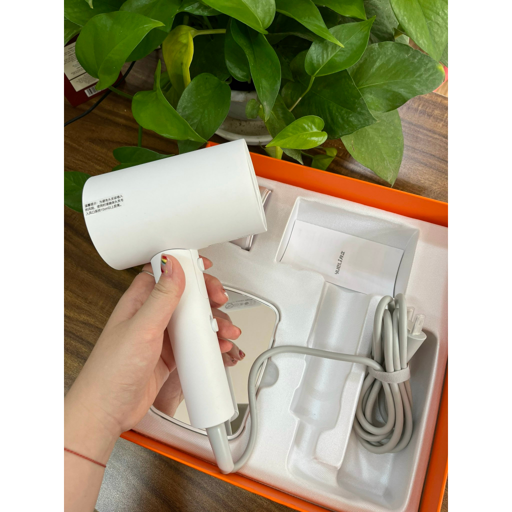 Máy sấy tóc bổ sung ion âm Xiaomi Mijia Yueli RCY-208MW 1800W tặng Gương mini và hộp quà, chống xù rối tóc