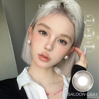 Lens mắt xám tây giãn to Saloon 0 độ