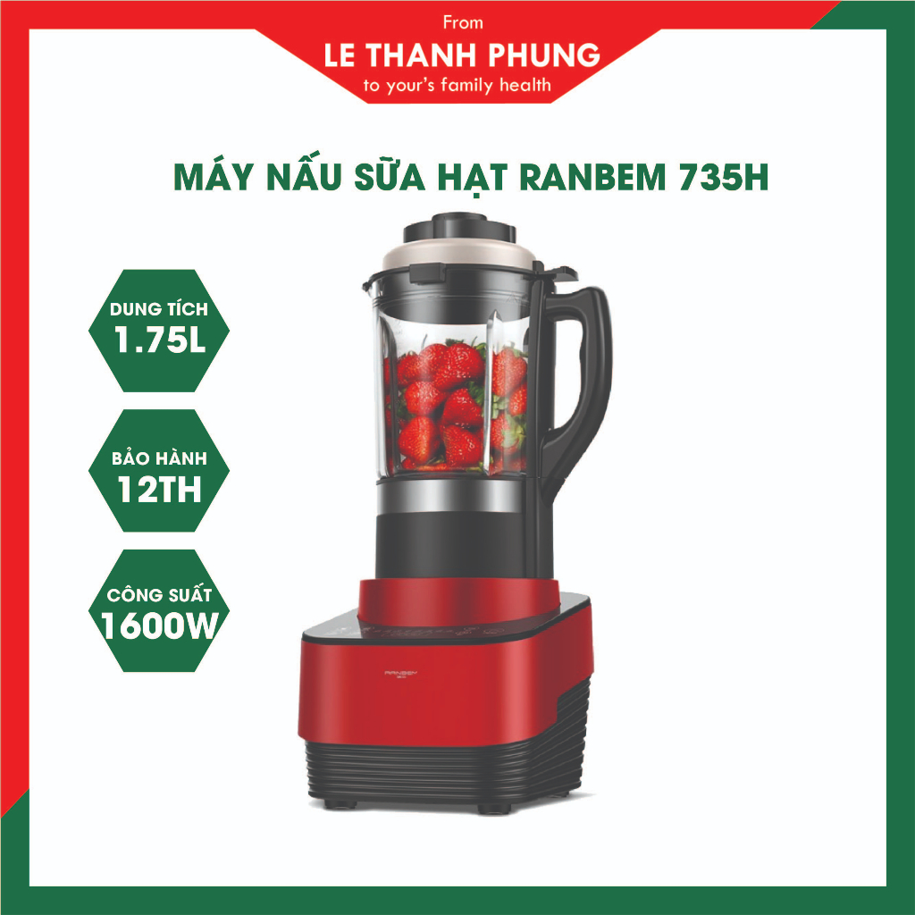 Máy làm sữa hạt ranbem 735H  tại Đà nẵng