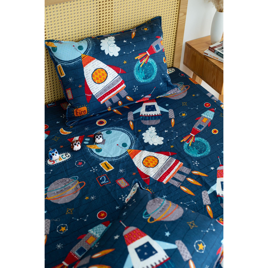 Ga giường 1m2, 1m4, 1m5x2m Cotton cao cấp LEE CORNER, vải Thô lụa Hàn, drap giường size 1,2x2m 1,4x2m 1,5x2m