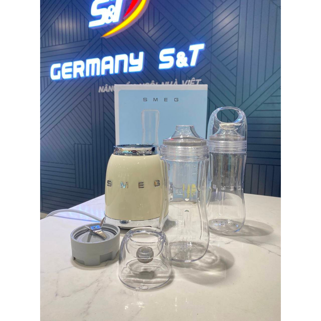 Máy xay sinh tố mini SMEG PBF01 Nội Địa Đức, Cối xay sinh tố, Máy xay sinh tố đa năng GermanySnT