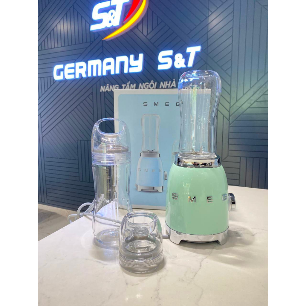 Máy xay sinh tố mini SMEG PBF01 Nội Địa Đức, Cối xay sinh tố, Máy xay sinh tố đa năng GermanySnT