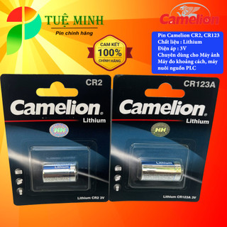 Pin cr2, cr123a camelion pin 3v. pin máy ảnh, pin máy đo khoảng cách 3v chính hãng