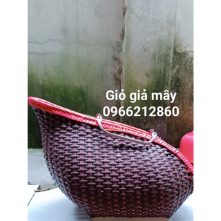 Giỏ gà giả mây