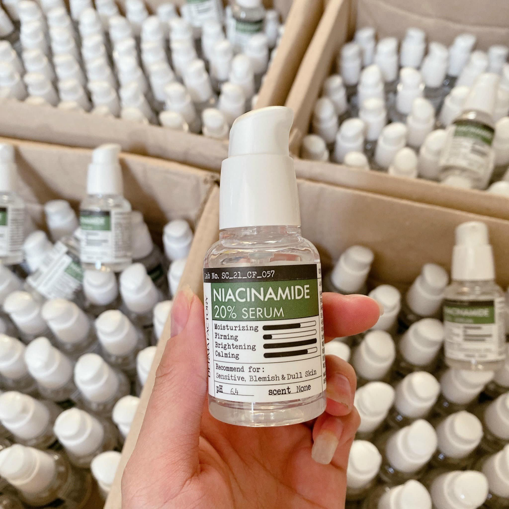 Tinh Chất Dưỡng Trắng Da Mờ Thâm Derma Factory Niacinamide 20% Serum 30ml