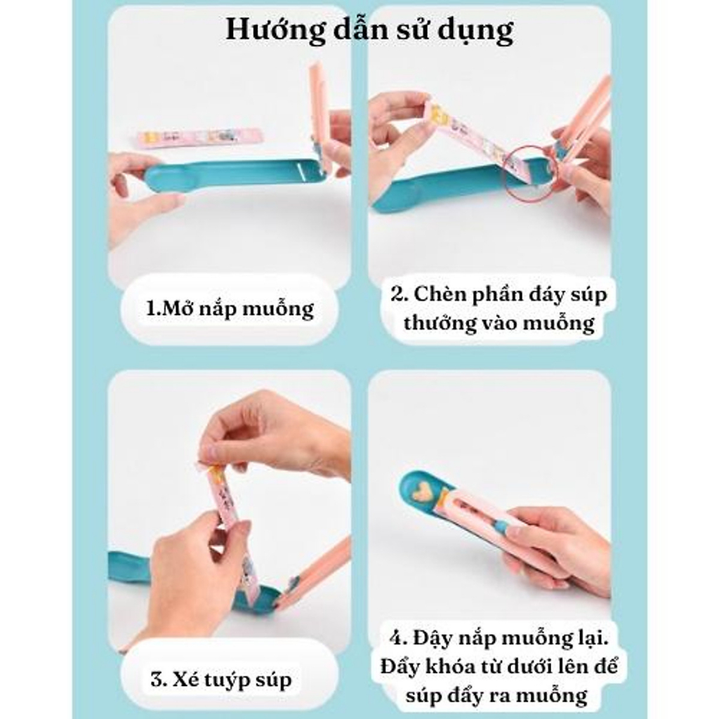 Dụng cụ, muỗng tiện lợi cho chó, mèo ăn súp thưởng Tiệm Nhà Nice