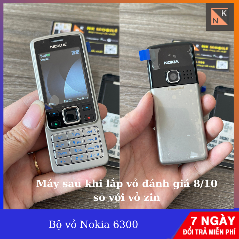 Vỏ thay mới cho điện thoại 6300