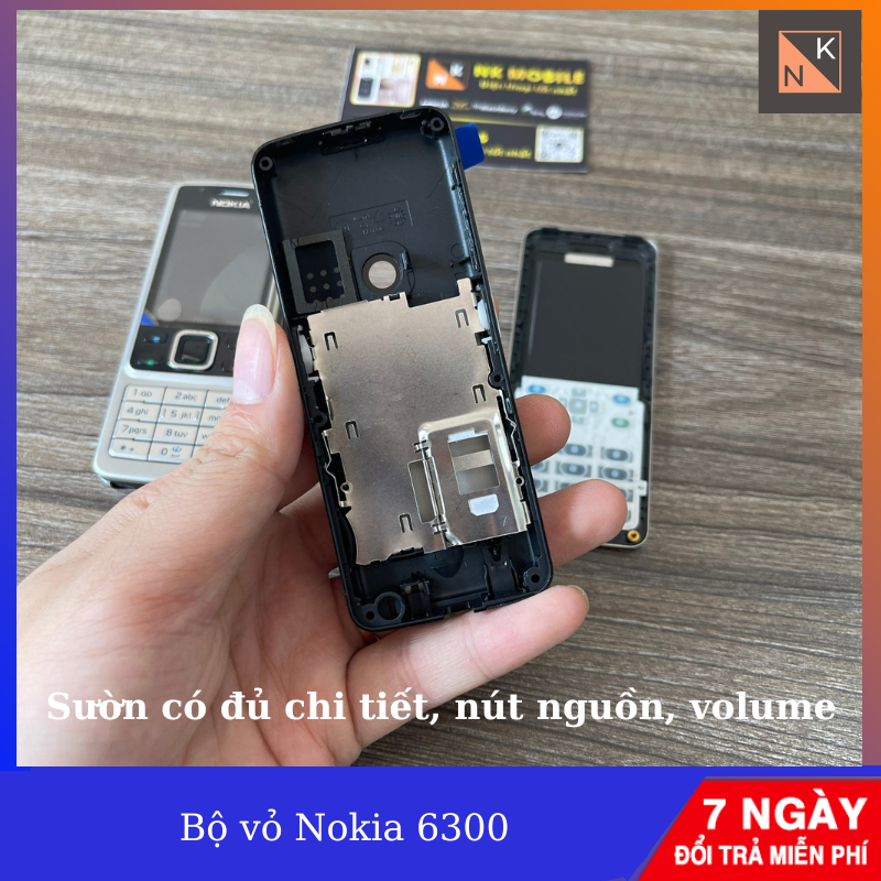 Vỏ thay mới cho điện thoại 6300