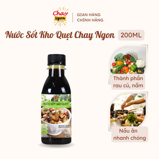 Nước sốt kho quẹt chay ngon chuẩn vị món ăn nhanh chóng tiện lợi chai 200ml - thương hiệu hùng phát