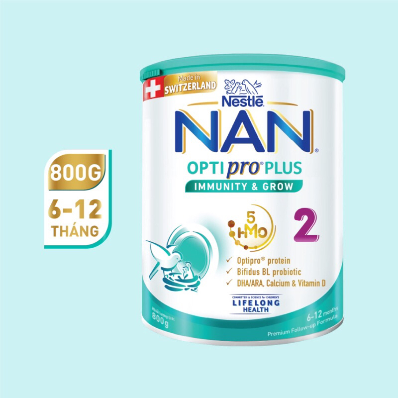 Sữa Nan optipro plus 2  mẫu mới (900g)