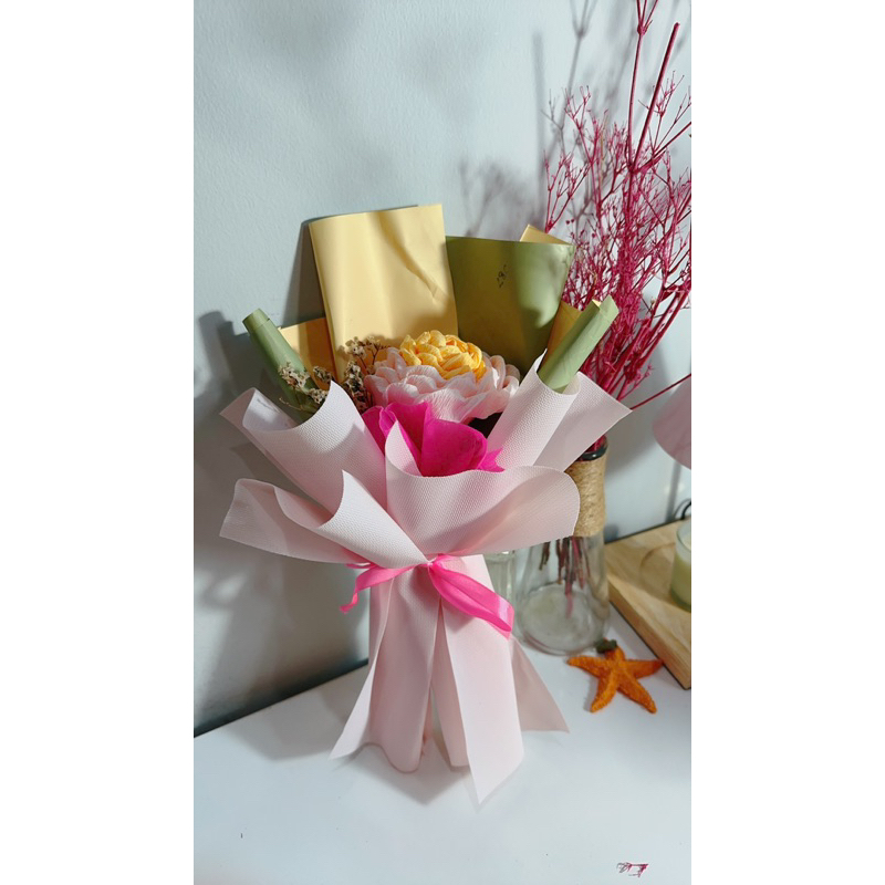 QUÀ TẶNG Bó Hoa Hồng , hoa giấy, Hoa Sáp Thơm Tặng Người Thân Yêu, Hoa Tình Yêu, Sinh Nhật, Ngày Lễ,