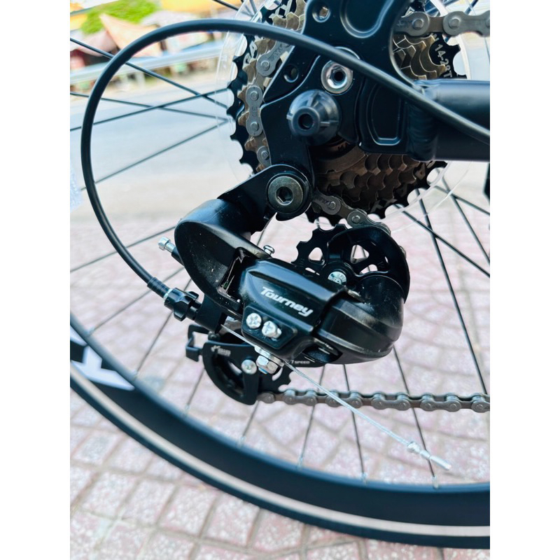 Xe đạp đua giá rẻ đường trường GaLaXy LP400 Bike mới 2023 Khung nhôm, tay lái cong cụp