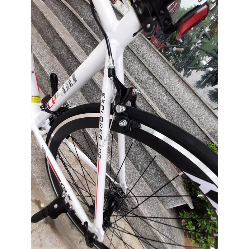 Xe đạp đua giá rẻ đường trường GaLaXy LP400 Bike mới 2023 Khung nhôm, tay lái cong cụp