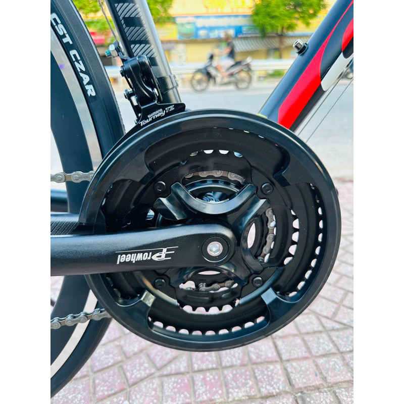 Xe đạp đua giá rẻ đường trường GaLaXy LP400 Bike mới 2023 Khung nhôm, tay lái cong cụp