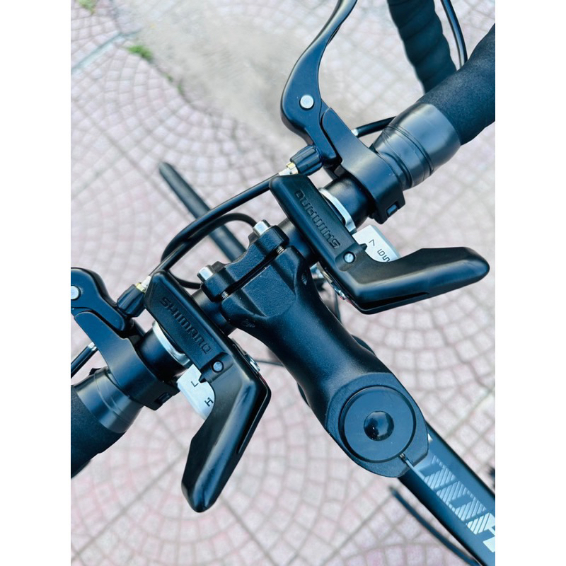 Xe đạp đua giá rẻ đường trường GaLaXy LP400 Bike mới 2023 Khung nhôm, tay lái cong cụp