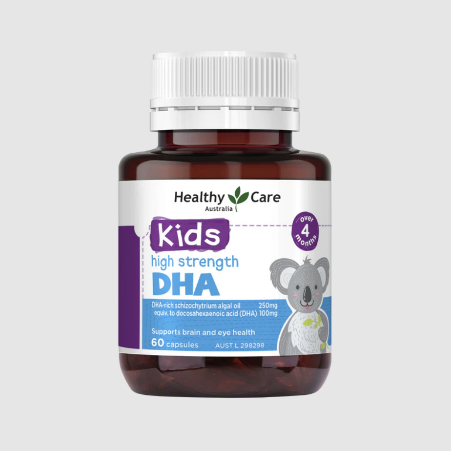 Viên Uống Bổ Sung DHA Healthy Care Kids High Strength 60v của Úc maxwell68