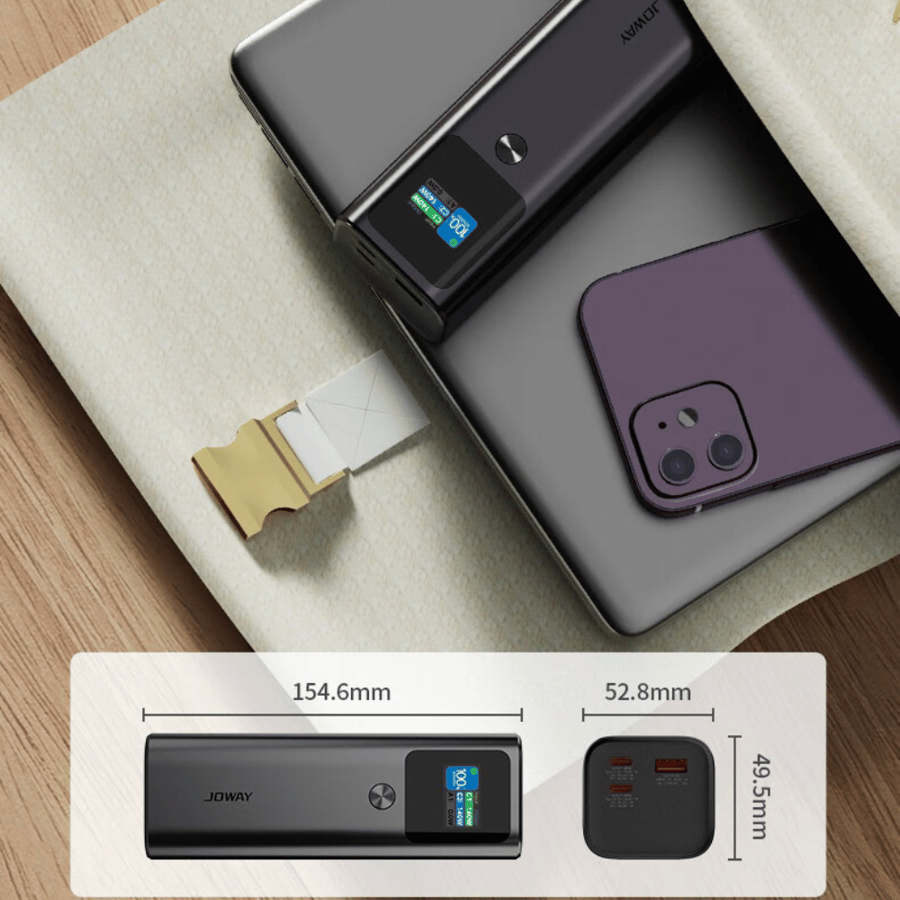 Pin Sạc Dự Phòng MACBOOK Joway JP316 Sạc Nhanh 140W, Dung Lượng 27.000mAh, PD3.1, Có Thể Mang Lên Máy Bay