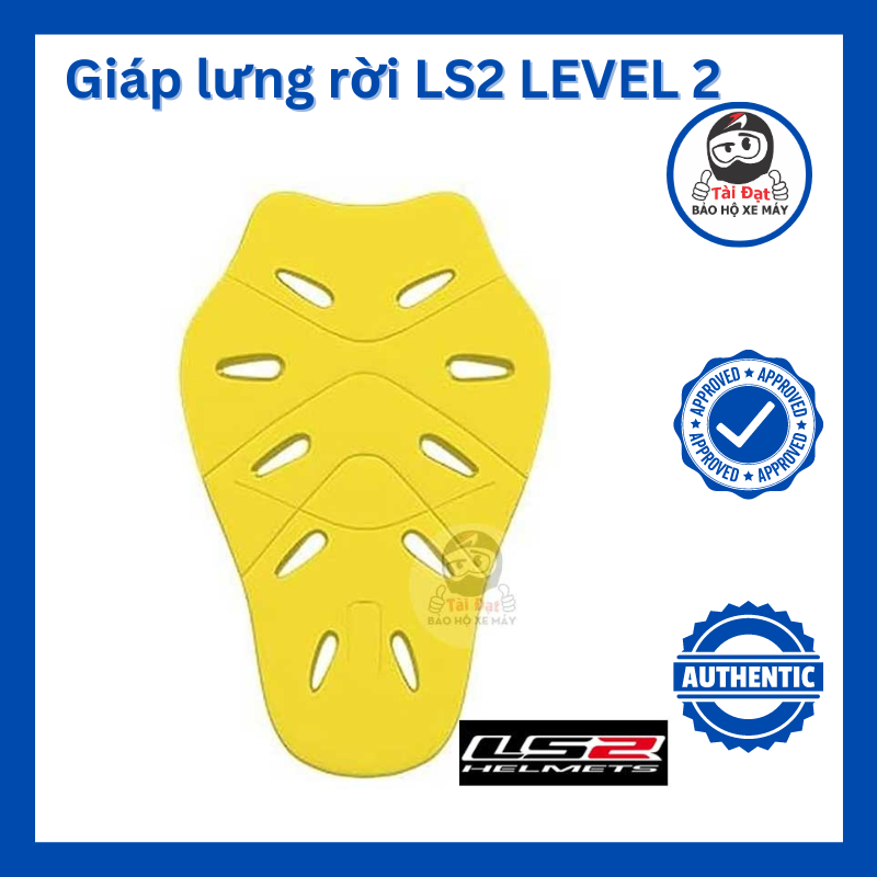 Giáp Lưng Gắn Rời cấp độ 2 Nâng Cấp áo giáp LS2 cho Áo Giáp LS2 Albaman, Silvaman