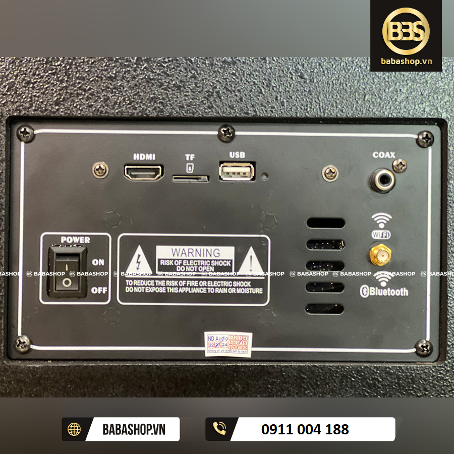Loa kéo màn hình Kingbass TV-250K, Loa công suất lớn, tích hợp màn hình internet 21 inch, 4 hiệu ứng effecf