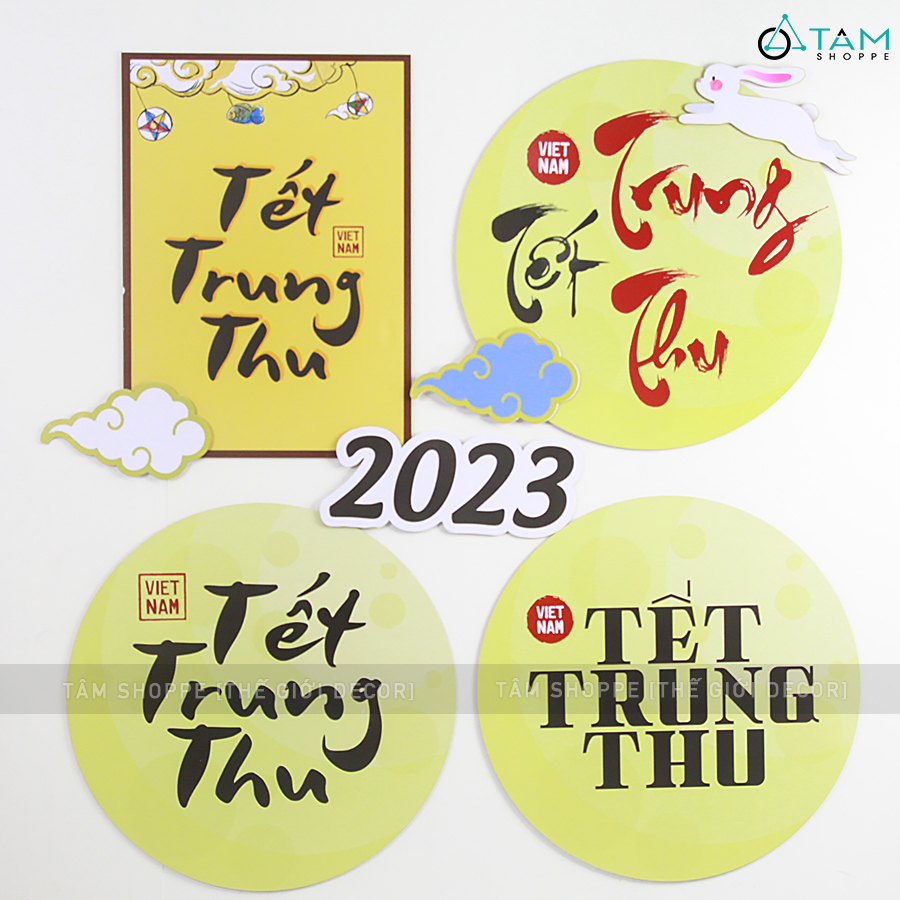 Tranh trang trí Trung thu 2023 bằng Formex 5ly nhiều kiểu (tặng băng keo 2 mặt) TRANH-FORM-01
