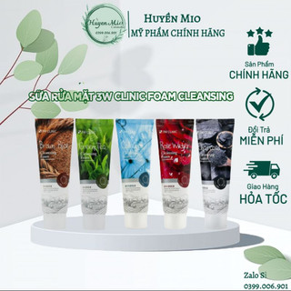 Sữa Rửa Mặt Chiết Xuất Từ Trà Xanh 3W Clinic Green Tea Foam Cleansing (100ml)-huyenmio