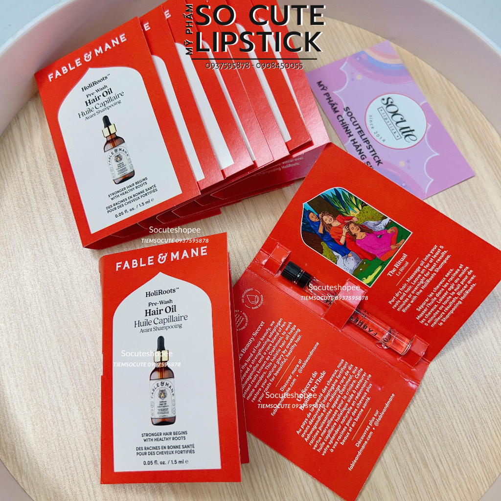 Dầu dưỡng tóc Fable & Mane HoliRoots™ Pre-wash Hair Oil 55ml