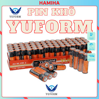 Pin tiểu pin khô AA R6 số 5 catbon chất lượng cao dung lượng cao thương hiệu YUFORM