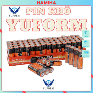Pin tiểu pin khô AA R6 số 5 catbon chất lượng cao dung lượng cao thương hiệu YUFORM