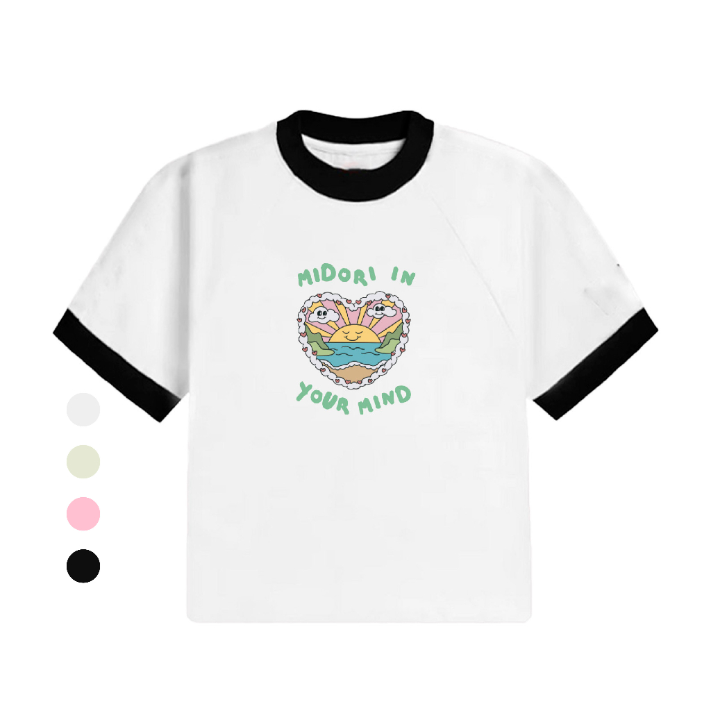 Áo thun Baby Tee IN YOUR MIND unisex phông Nam Nữ Local Brand Chính Hãng Logo Midori Dress