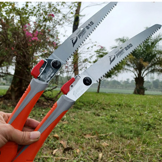 Cưa cán gấp lưỡi dài 21 và 25cm thép sk5, cưa cây, cưa cành sắc bén. hãng daegun - hàn quốc