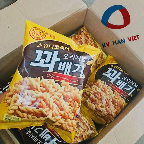 Combo 3 Gói Snack Xoắn Hàn Quốc 155g