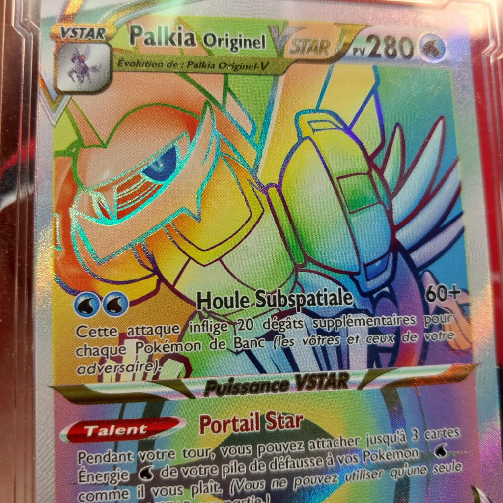 The Pokemon Palkia Originel VSTAR 192 189 kỵ sỹ ánh sáng ngũ sắt 1459 D42 46