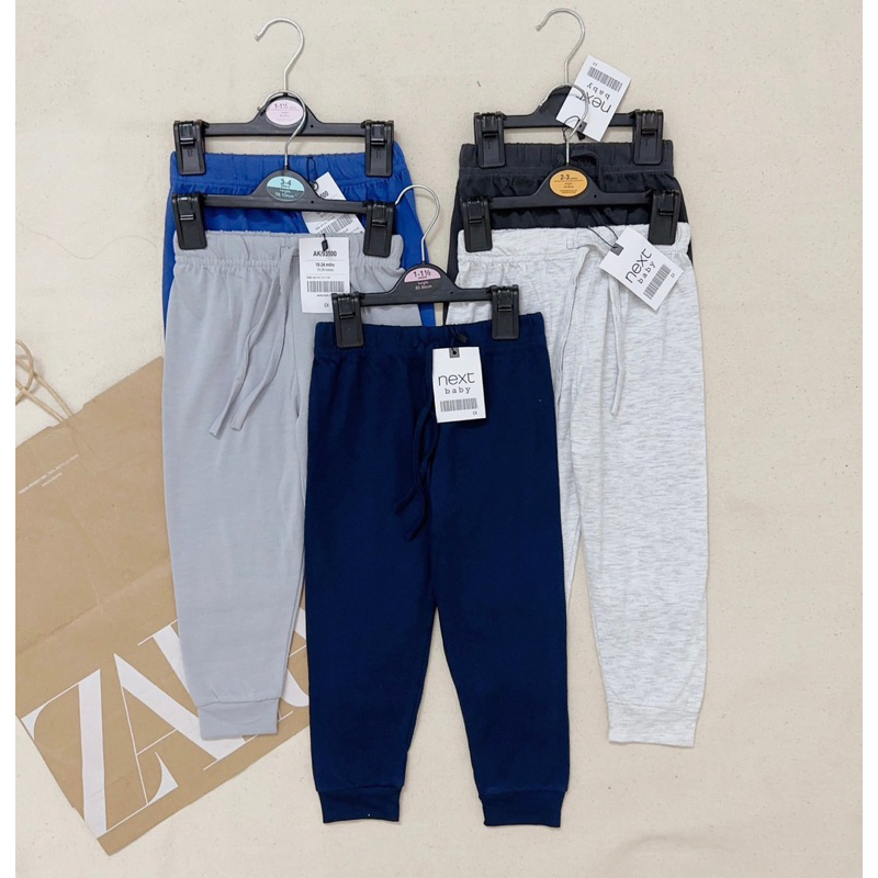 Set 5 quần cotton dài trơn cho bé trai