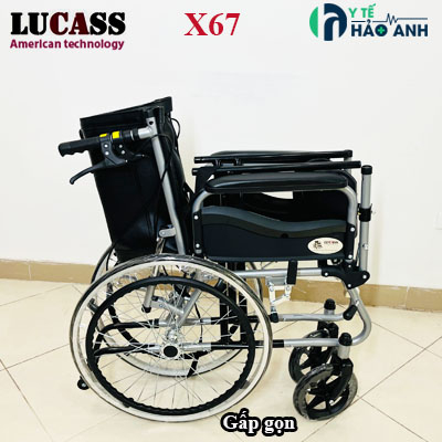 Xe lăn đa năng có bô vệ sinh ngả nằm Lucass X67