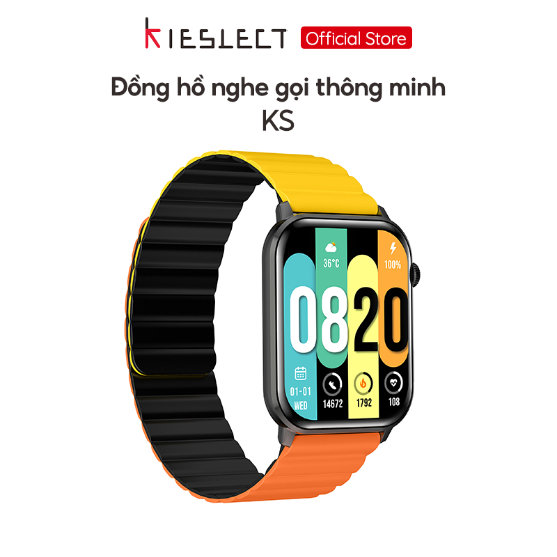 Đồng hồ thông minh Kieslect KS | 1.78 inch | Ultra AMOLED | 330mAh | Nghe gọi trực tiếp |Tặng Thêm Dây - Hàng Chính Hãng