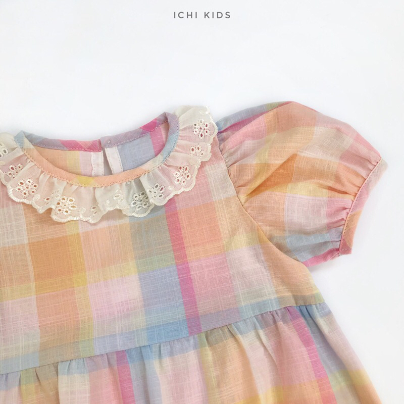 Romper, body vải thô cotton mềm cho bé gái