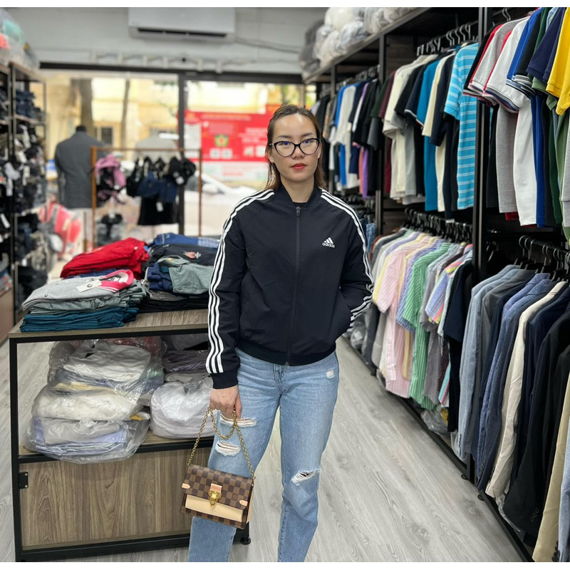 Áo bomber nữ Adidas
