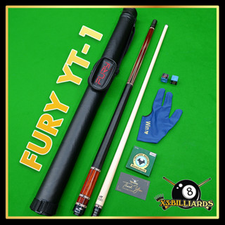 Cơ Bida Lỗ Pool FURY YT1, Hàng Chính Hãng Gậy Bi A Cao Cấp Ngọn Công Nghệ HTE X3 Billiards Gay Co Lo Bi Da Full Phụ Kiệ