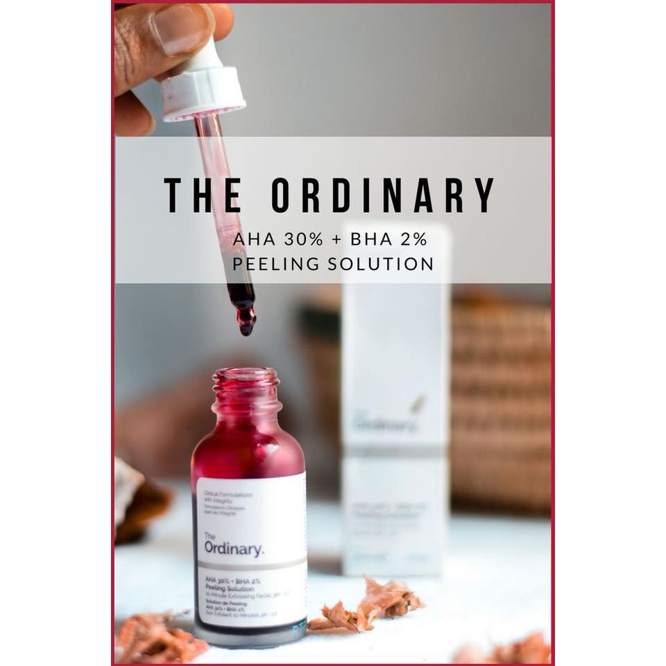 Tinh chất peel da hoá học The Ordinary AHA 30% + BHA 2% Peeling Solution 30ml / Subeo Beauty